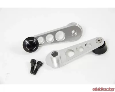 Rennline Billet Aluminum Window Cranks For RS Door Cards only Black Porsche 911 | 912 | 930 - DH46      BLACK